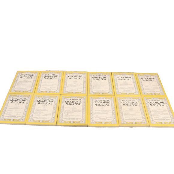 National Geographic Magazine 1928 Full Year Of 12 - Picture 2 of 16